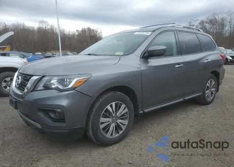 2017 Nissan Pathfinder S из США, поврежденный, VIN 5N1DR2MM0HC664207